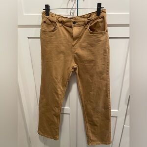 Tan Cat & Jack straight leg, stretch jeans. Boys 14 husky.